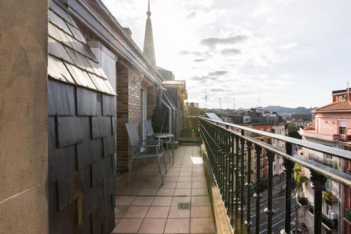 Luminoso Atico en San-Sebastián + Wifi Apartamento San Sebastián Exterior foto